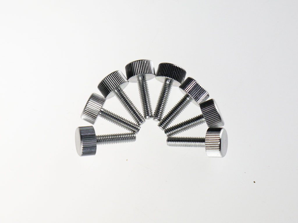 (image for) Aluminum Easy Grip M4 Threaded Screw Set X 8 unit